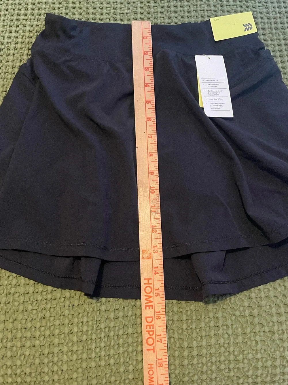 NWT All in Motion Girl's Black Athletic Skort